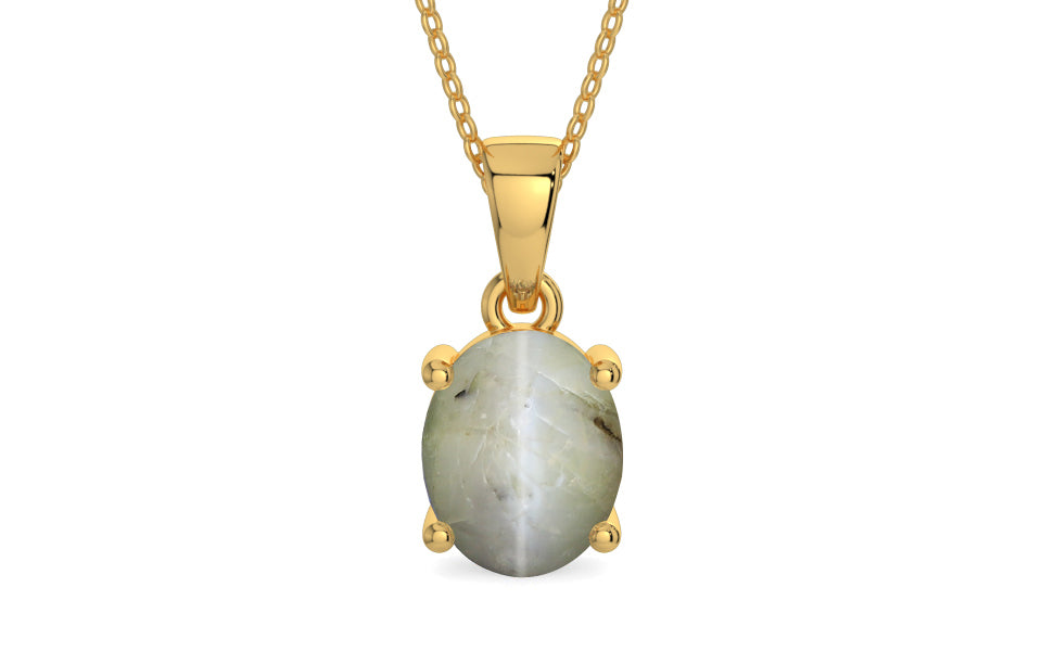 Gold Cat's Eye Pendant Prime Quality (P10)