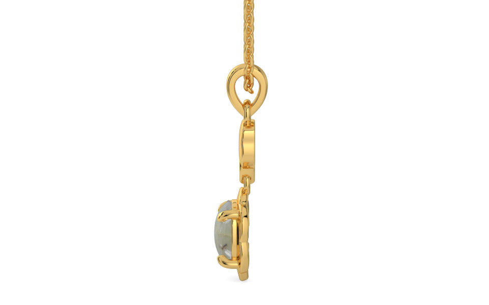 Gold Cat's Eye Pendant Prime Quality (P6)