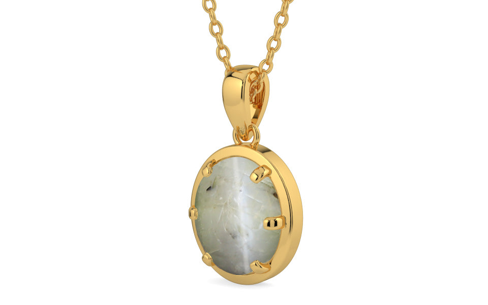 Gold Cat's Eye Pendant Prime Quality (P8)
