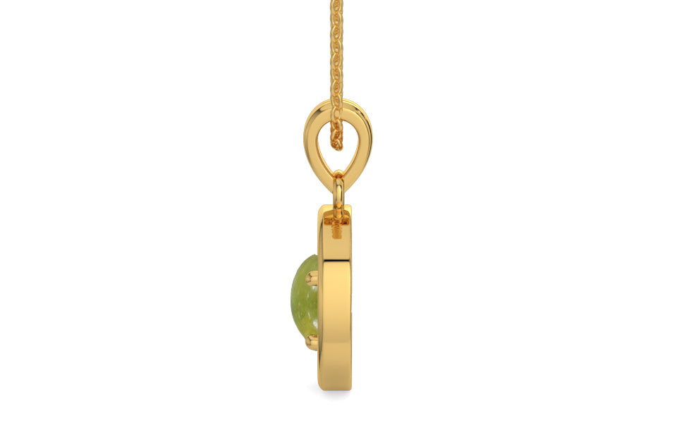 Gold Cat's Eye Pendant Rare Quality (P2)