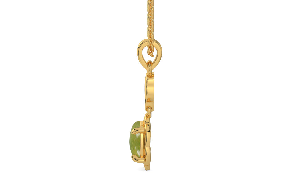 Gold Cat's Eye Pendant Rare Quality (P6)