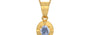 Gold Ceylon Blue Sapphire Pendant Fine Quality (P11)