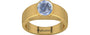 Gold Ceylon Blue Sapphire Ring Fine Quality (R10)