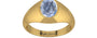 Gold Ceylon Blue Sapphire Ring Fine Quality (R12)
