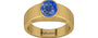 Gold Ceylon Blue Sapphire Ring Limited Quality (R10)