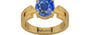 Gold Ceylon Blue Sapphire Ring Limited Quality (R8)