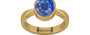 Gold Ceylon Blue Sapphire Ring Limited Quality (R9)