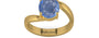 Gold Ceylon Blue Sapphire Ring Prime Quality (R2)