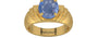 Gold Ceylon Blue Sapphire Ring Prime Quality (R4)