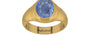 Gold Ceylon Blue Sapphire Ring Prime Quality (R7)