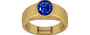 Gold Ceylon Blue Sapphire Ring Rare Quality (R10)