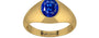 Gold Ceylon Blue Sapphire Ring Rare Quality (R12)