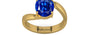 Gold Ceylon Blue Sapphire Ring Rare Quality (R2)