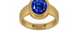 Gold Ceylon Blue Sapphire Ring Rare Quality (R3)