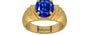 Gold Ceylon Blue Sapphire Ring Rare Quality (R4)