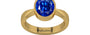 Gold Ceylon Blue Sapphire Ring Rare Quality (R9)