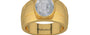 Gold Ceylon White Sapphire Ring Fine Quality (R1)