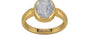 Gold Ceylon White Sapphire Ring Fine Quality (R6)