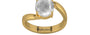 Gold Ceylon White Sapphire Ring Limited Quality (R2)