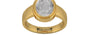 Gold Ceylon White Sapphire Ring Prime Quality (R3)