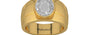 Gold Ceylon White Sapphire Ring Rare Quality (R1)