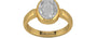 Gold Ceylon White Sapphire Ring Rare Quality (R6)