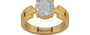 Gold Ceylon White Sapphire Ring Rare Quality (R8)