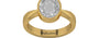 Gold Ceylon White Sapphire Ring Rare Quality (R9)