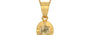Gold Ceylon Yellow Sapphire Pendant Fine Quality (P11)