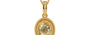 Gold Ceylon Yellow Sapphire Pendant Fine Quality (P7)