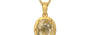 Gold Ceylon Yellow Sapphire Pendant Fine Quality (P8)