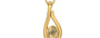 Gold Ceylon Yellow Sapphire Pendant Fine Quality (P9)