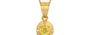 Gold Ceylon Yellow Sapphire Pendant Limited Quality (P11)