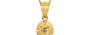 Gold Ceylon Yellow Sapphire Pendant Prime Quality (P11)