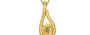 Gold Ceylon Yellow Sapphire Pendant Prime Quality (P9)