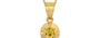 Gold Ceylon Yellow Sapphire Pendant Rare Quality (P11)
