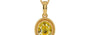 Gold Ceylon Yellow Sapphire Pendant Rare Quality (P7)