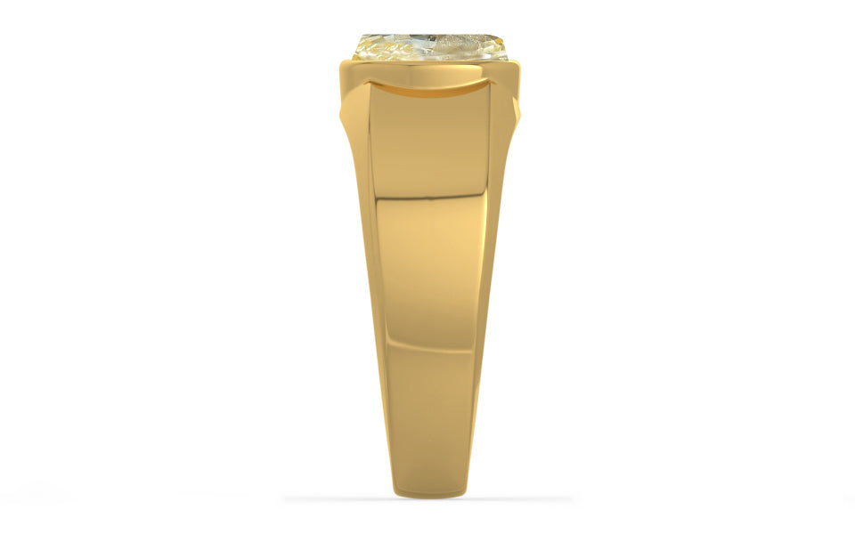 Gold Ceylon Yellow Sapphire Ring Fine Quality (R10)
