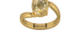 Gold Ceylon Yellow Sapphire Ring Fine Quality (R2)