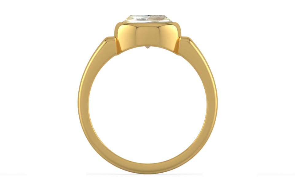Gold Ceylon Yellow Sapphire Ring Fine Quality (R6)