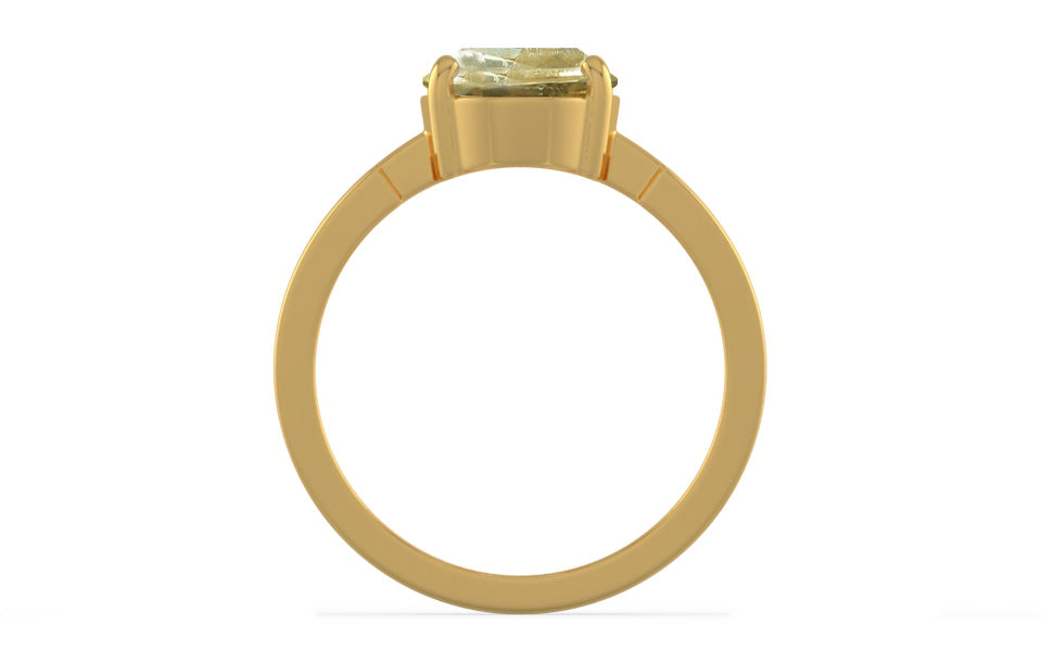 Gold Ceylon Yellow Sapphire Ring Fine Quality (R8)