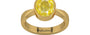 Gold Ceylon Yellow Sapphire Ring Limited Quality (R9)