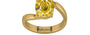 Gold Ceylon Yellow Sapphire Ring Rare Quality (R2)