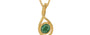 Gold Emerald Pendant Fine Quality (P1)