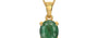 Gold Emerald Pendant Fine Quality (P10)