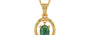 Gold Emerald Pendant Fine Quality (P2)