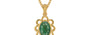 Gold Emerald Pendant Fine Quality (P3)