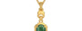 Gold Emerald Pendant Fine Quality (P6)