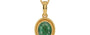 Gold Emerald Pendant Fine Quality (P7)