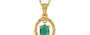 Gold Emerald Pendant Limited Quality (P2)